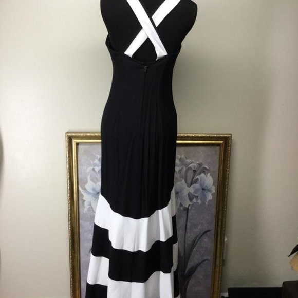 Susan Roselli for Vijack Crepe Mermaid Dress 2/4 - Picture 5 of 8